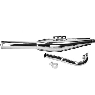 uitlaat cross (made in EU) (expansie) maxi chroom