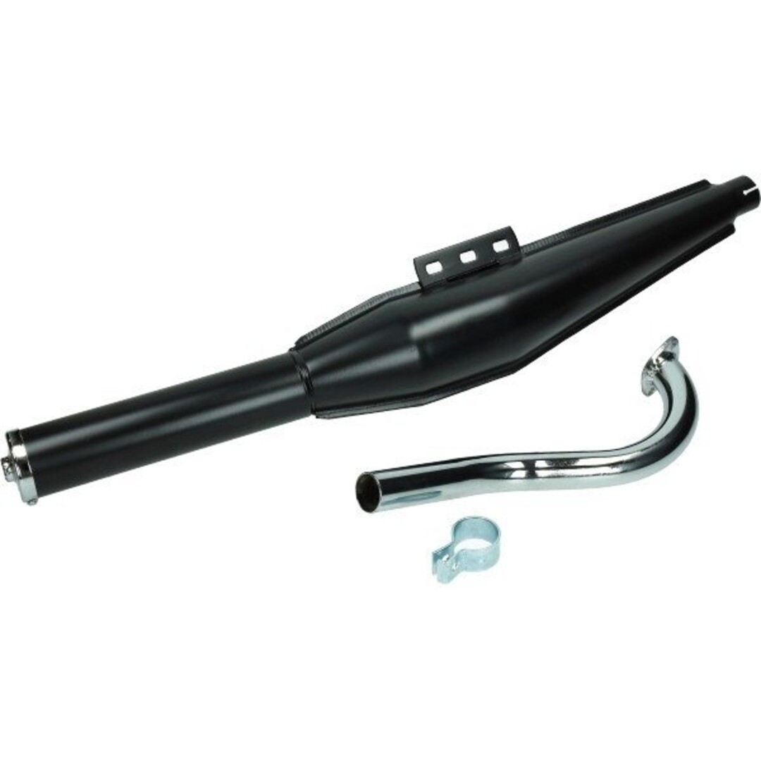 uitlaat cross (made in EU) (expansie) maxi zwart