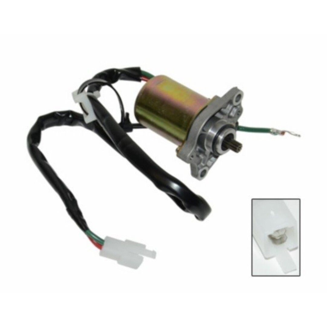 Startmotor (DMP, 10 tanden) geschikt voor Peugeot Buxy, Speedake en Zenith bromscooters