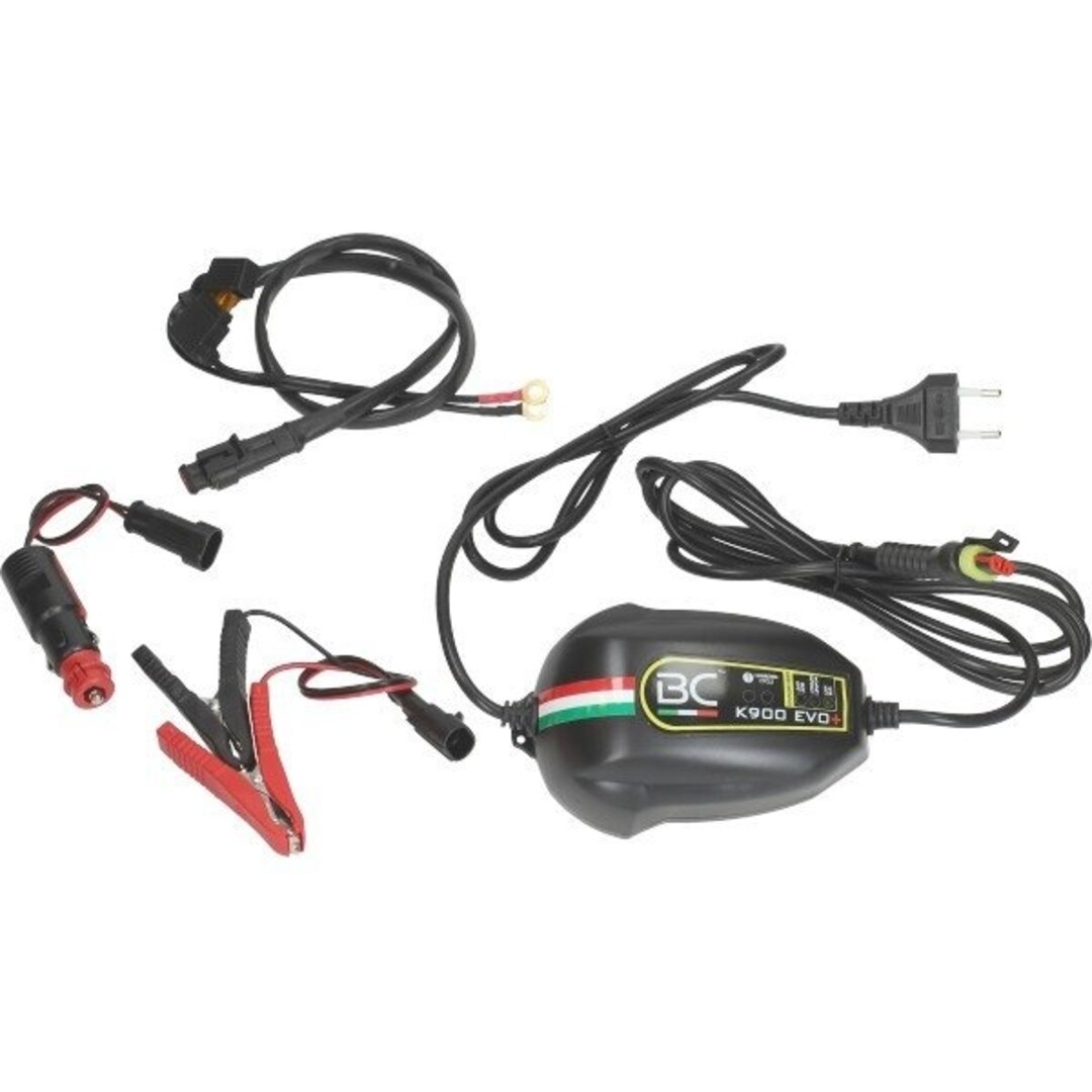 acculader 6v/12v compleet met kabels 1-2-100ah BC k900 evo+