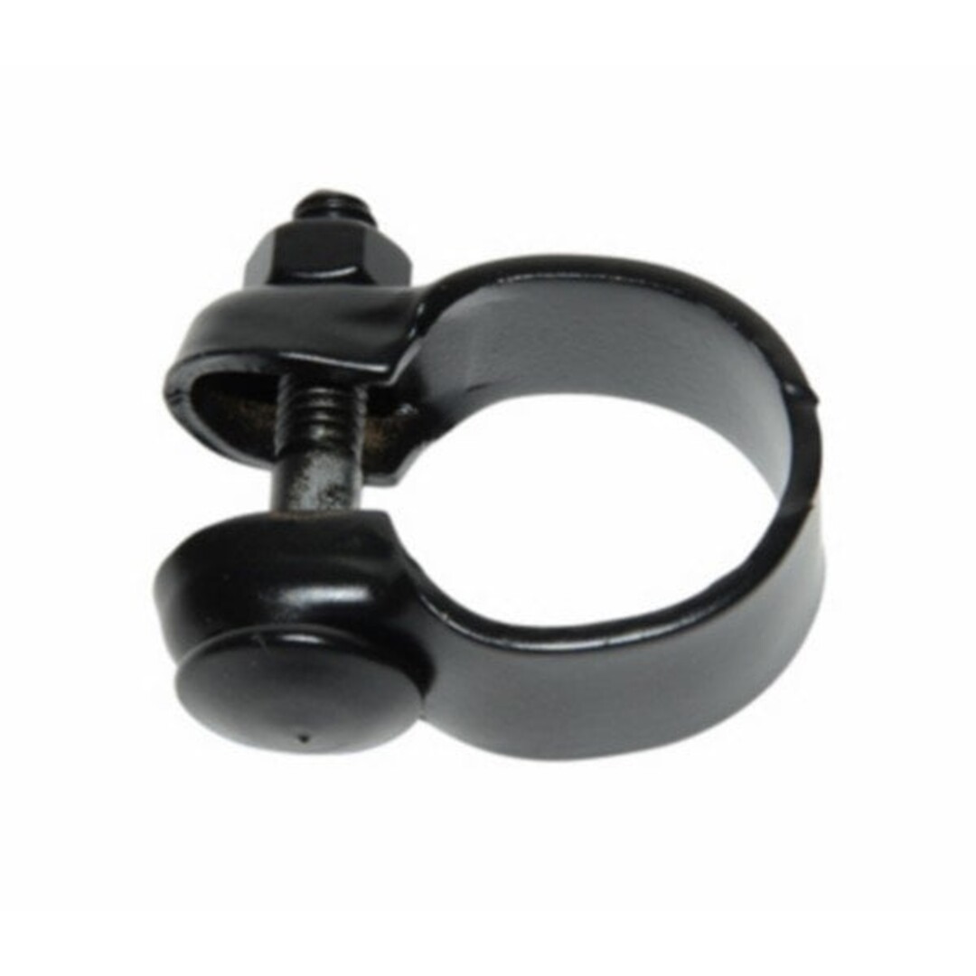 uitlaatklem uitlaatbocht (made in EU) bromfiets vespa zwart 130969