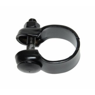 uitlaatklem uitlaatbocht (made in EU) bromfiets vespa zwart 130969