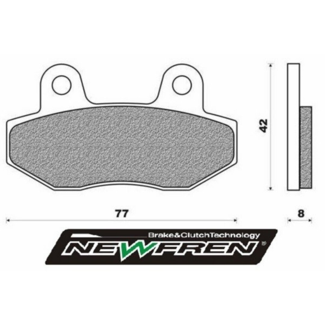 remblokset chi lx/nap/mbx/nsr/spf3/toscana/vx50/vx50agm voor newfren fd0358