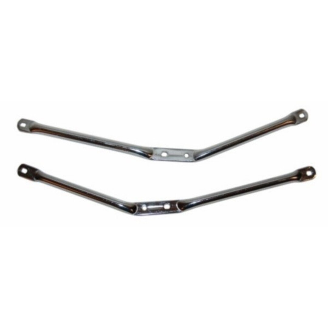 Zündapp  stang set voorspatbord zund nt mod. 529/530 chroom links+rechts DMP 2-delig - Default