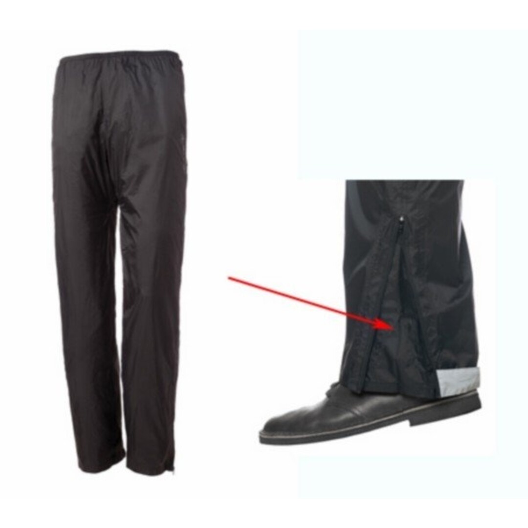 kleding regenbroek nano L zwart tucano 766n