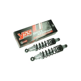 schokbrekerset hydraulisch Honda CB125/ zundapp 310mm zwart yss rd222-310p-0718