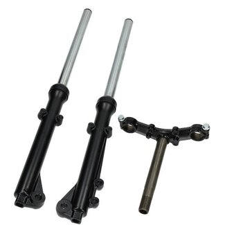 voorvork compleet (zonder kroonplaat) honda mb