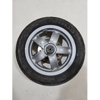 Piaggio Zip / Voorwiel Incl. Remschijf en michelin band  Grijs