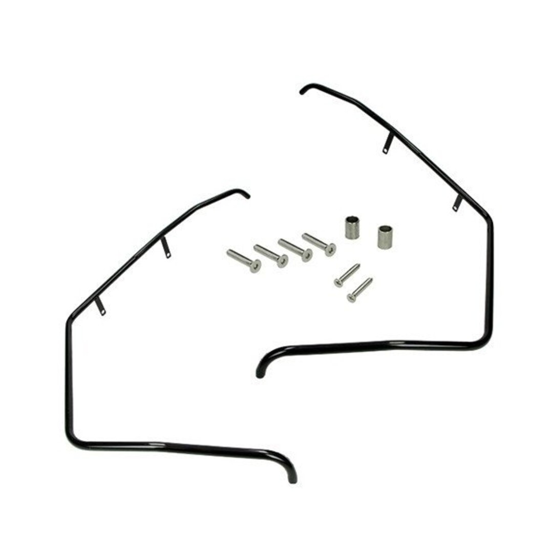 Piaggio Sierbeugelset / valbeugelset glans zwart – Inclusief montagemateriaal – Piaggio Zip 2000