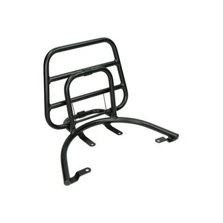 Piaggio achterdrager opklapbaar (made in EU) zip2000 zwart mat