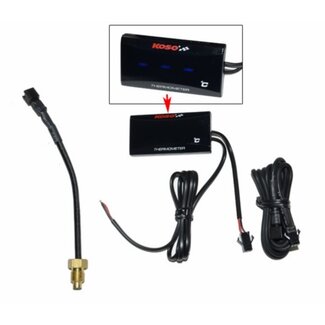 Koso temperatuurklok super slim style koso ba024b10