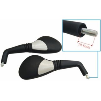 Yamaha Spiegelset DMP zwart Yamaha Aerox 2T, MBK Nitro