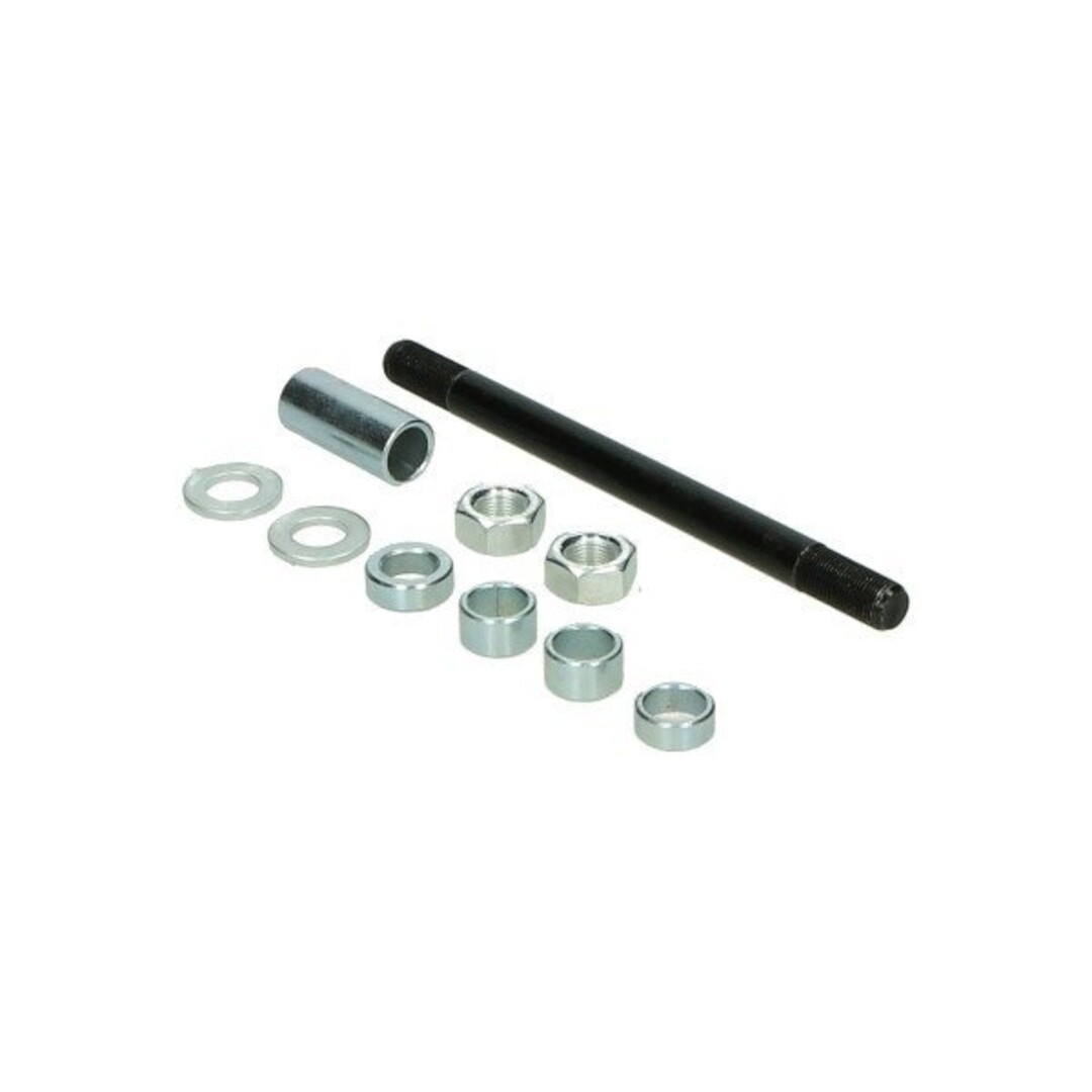 voorwielas compleet sterwiel (voor o.a. naaf 34120) maxi 12mm
