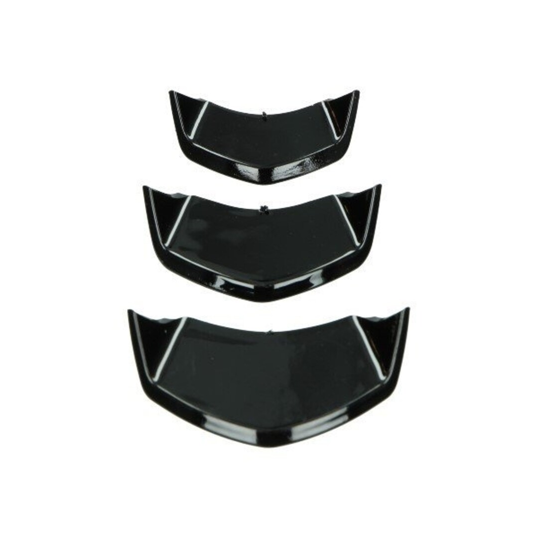 sierstripset voorscherm midden euro-4/5 primav/sprin zwart glans DMP