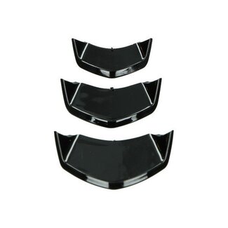 sierstripset voorscherm midden euro-4/5 primav/sprin zwart glans DMP