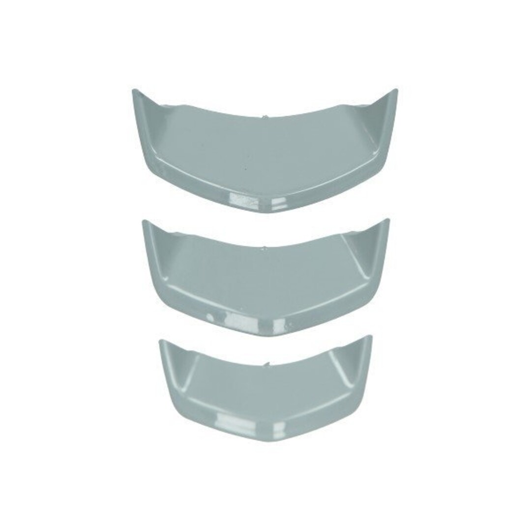 sierstripset voorscherm midden euro-4/5 primav/sprin grijs metallic DMP