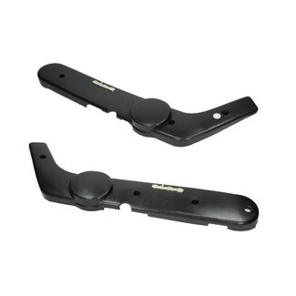 Zijschermset DMP zwart met embleem Ciao Mono