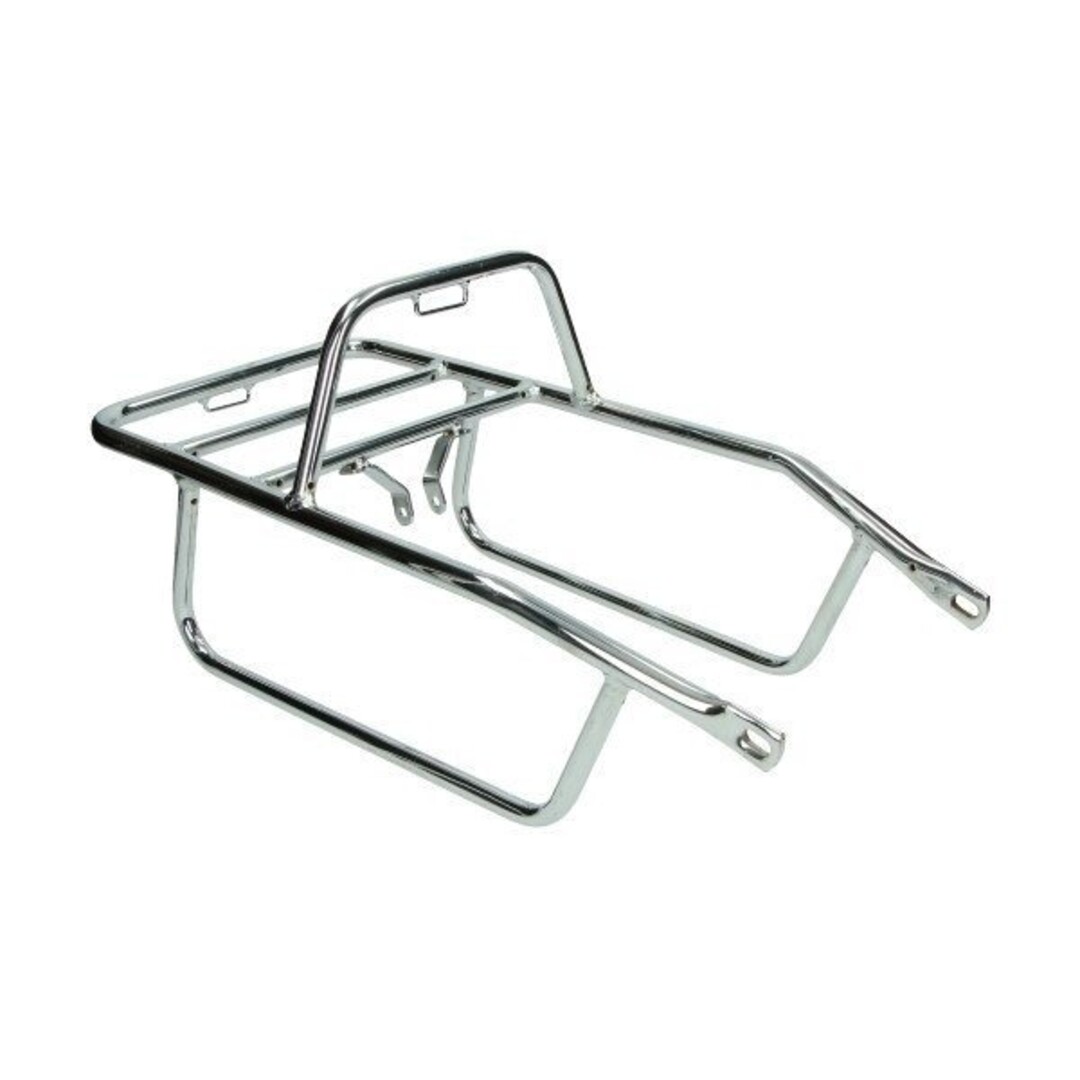 Verchroomde achterdrager geschikt voor Zundapp 517 bromfietsen