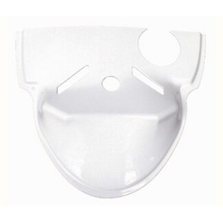 Piaggio binnenspatbord zip2000/zip2000sp wit achter DMP