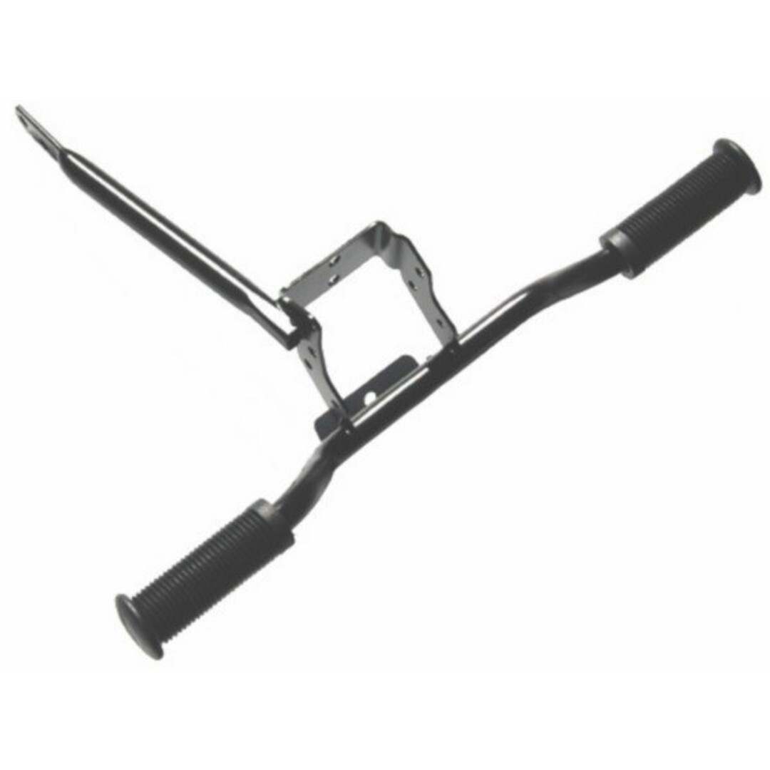 Kreidler voetsteunbeugel + rubbers (made in EU) kreidler zwart