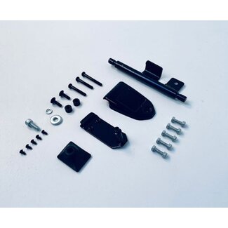 montageset sier beugelset voorzijde primav/sprin zwart glans