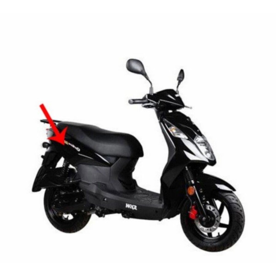 zijscherm orb2/xpro zwart rechts 83500-aaa-000-kg