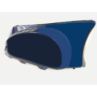 zijscherm vx50 blauw donker rechts