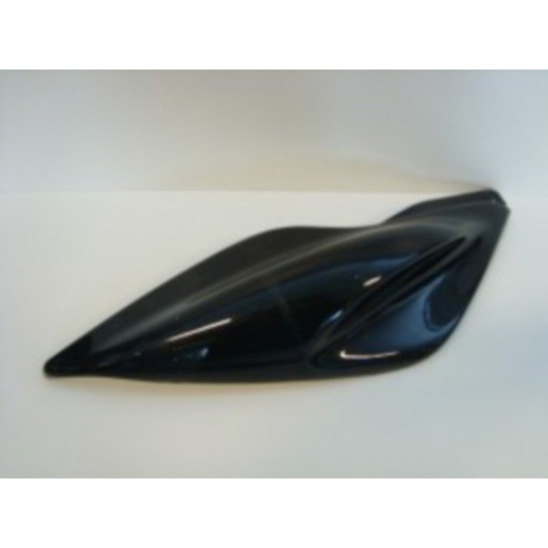 zijscherm aerox zwart glans linksachter