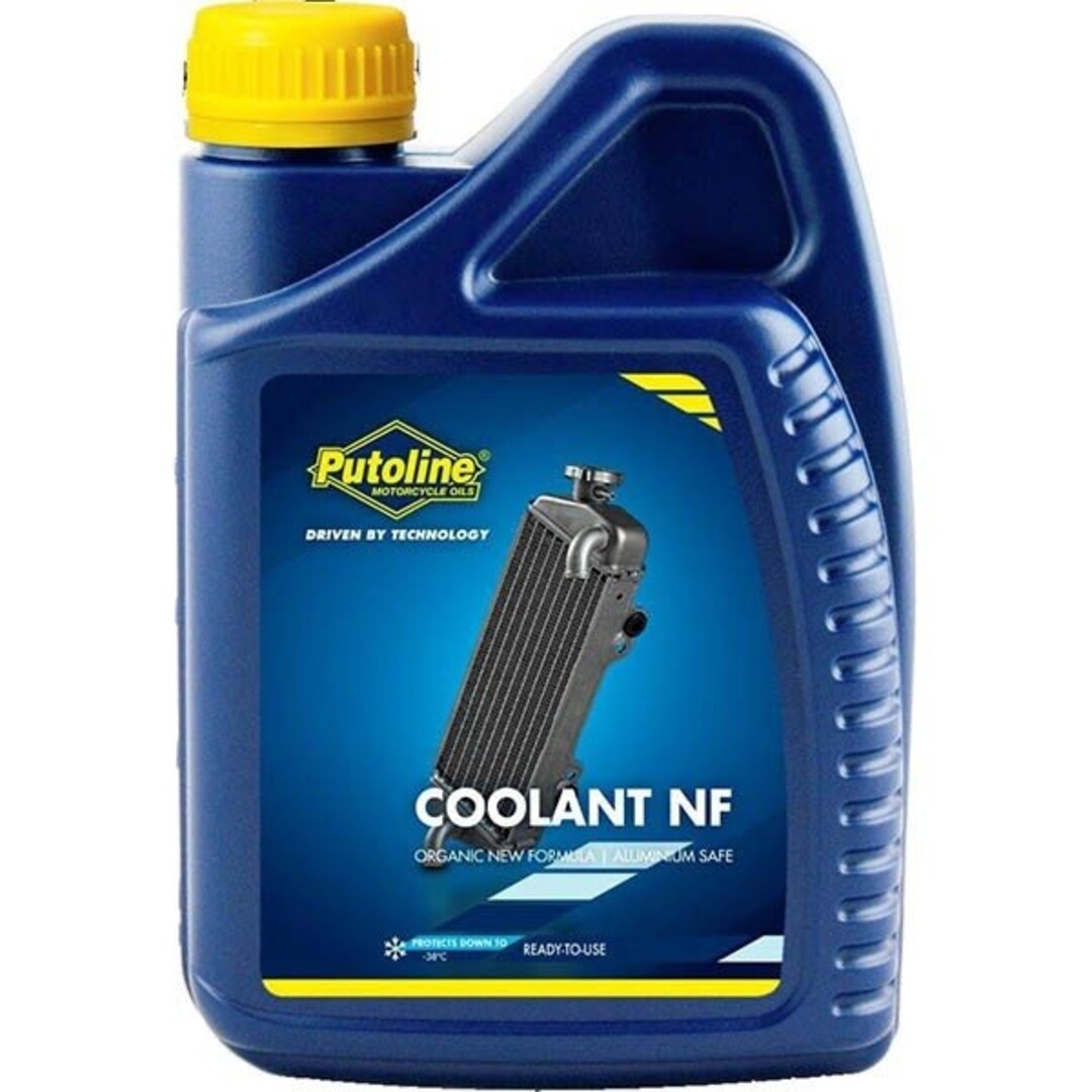 onderhoudsmiddel koelvloeistof coolant NF -38°C 1L fles putoline 70055