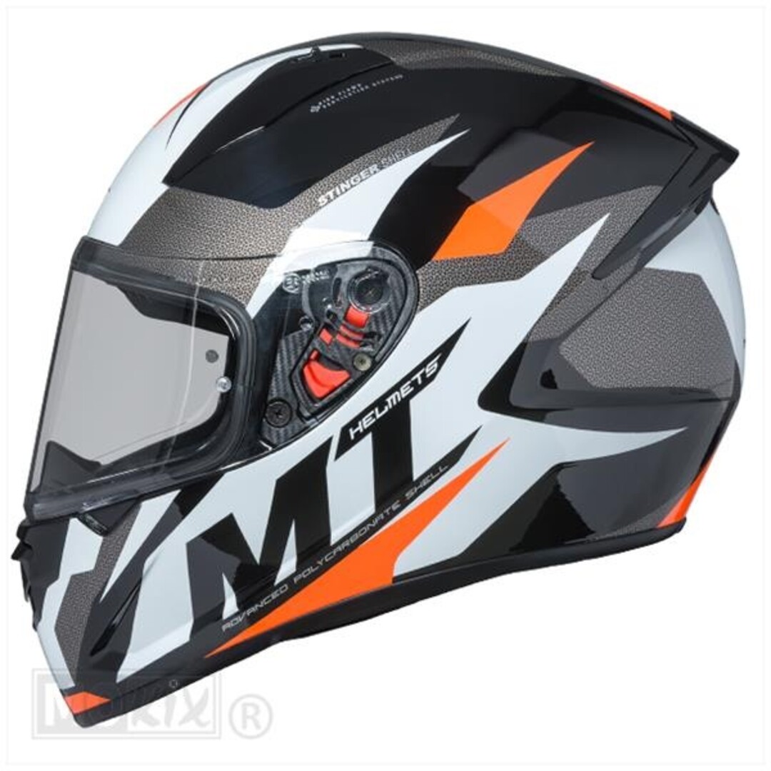 HELM STINGER BRAVE FLUOR ORANJE M