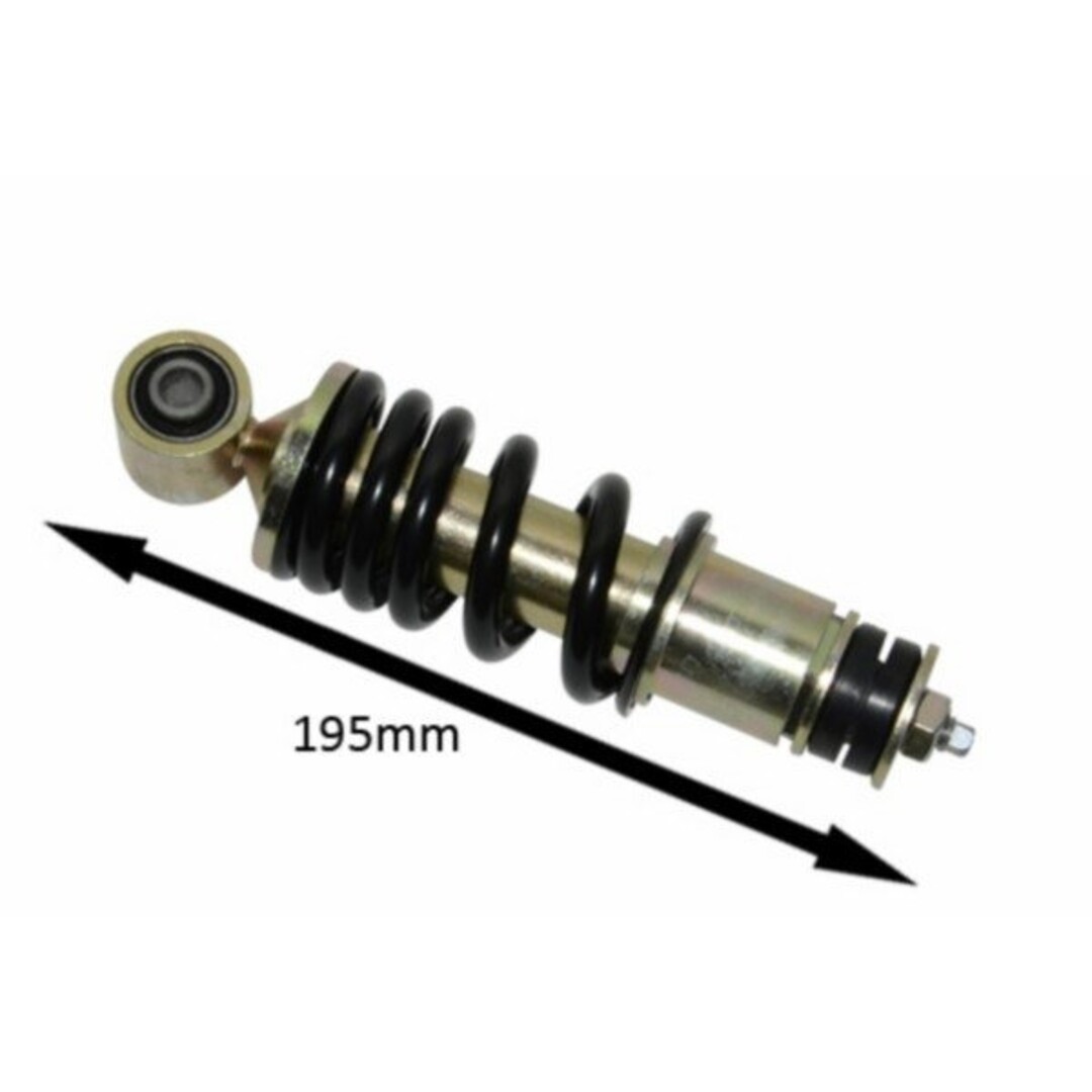 schokbreker fox 195mm zwart DMP