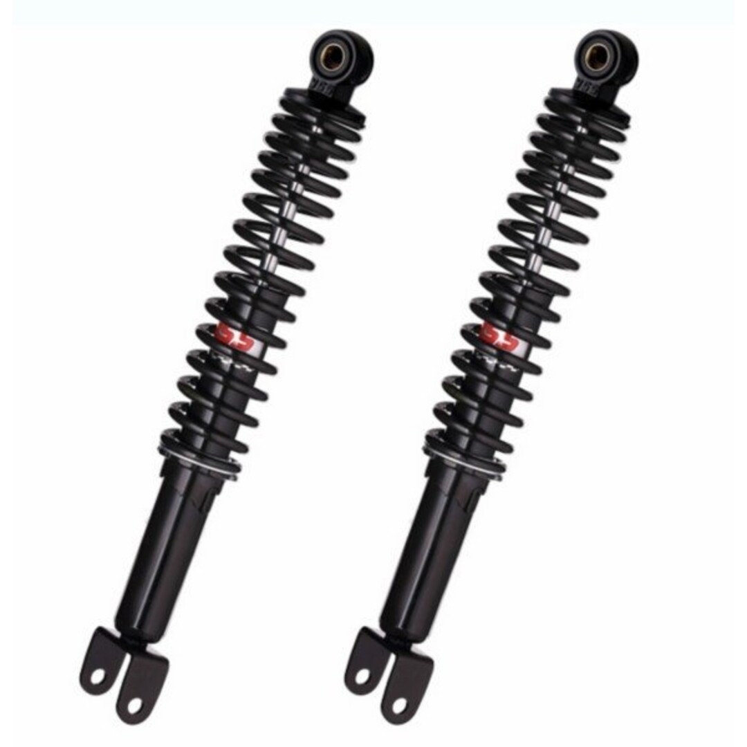 YSS hydraulische schokbrekerset 360mm zwart – verstelbaar voor SYM GTS 250 en Joymax 250iE maxi scooters