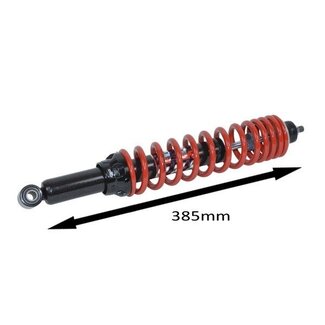 YSS schokbreker 360mm rood Vespa Sprint/Primavera 4T