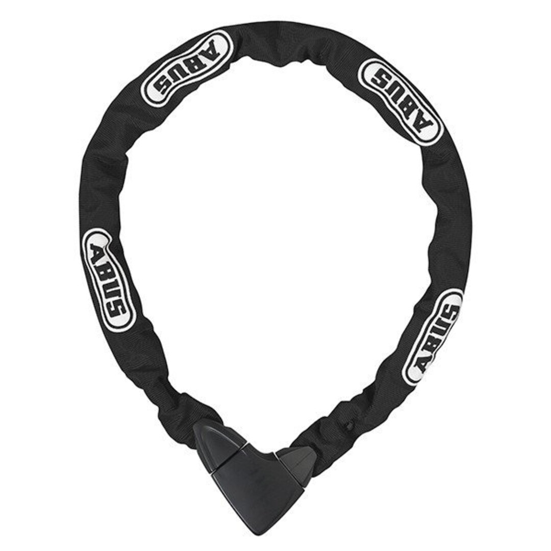 Abus slot ketting art 2-sterren vaste kop 110cm zwart abus 8900/110