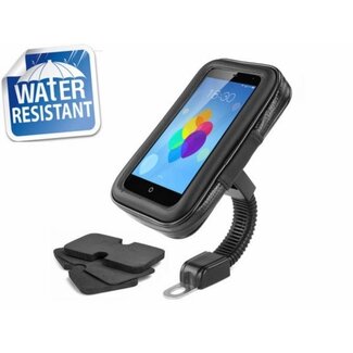Iphone houder telefoon spiegelbevestiging universeel (Iphone) zwart