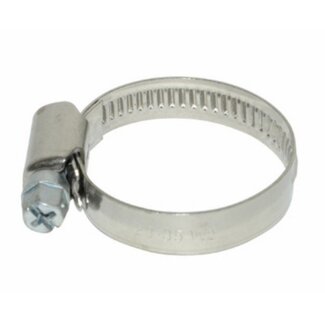 slangklem 23-35mm rvs 10pcs