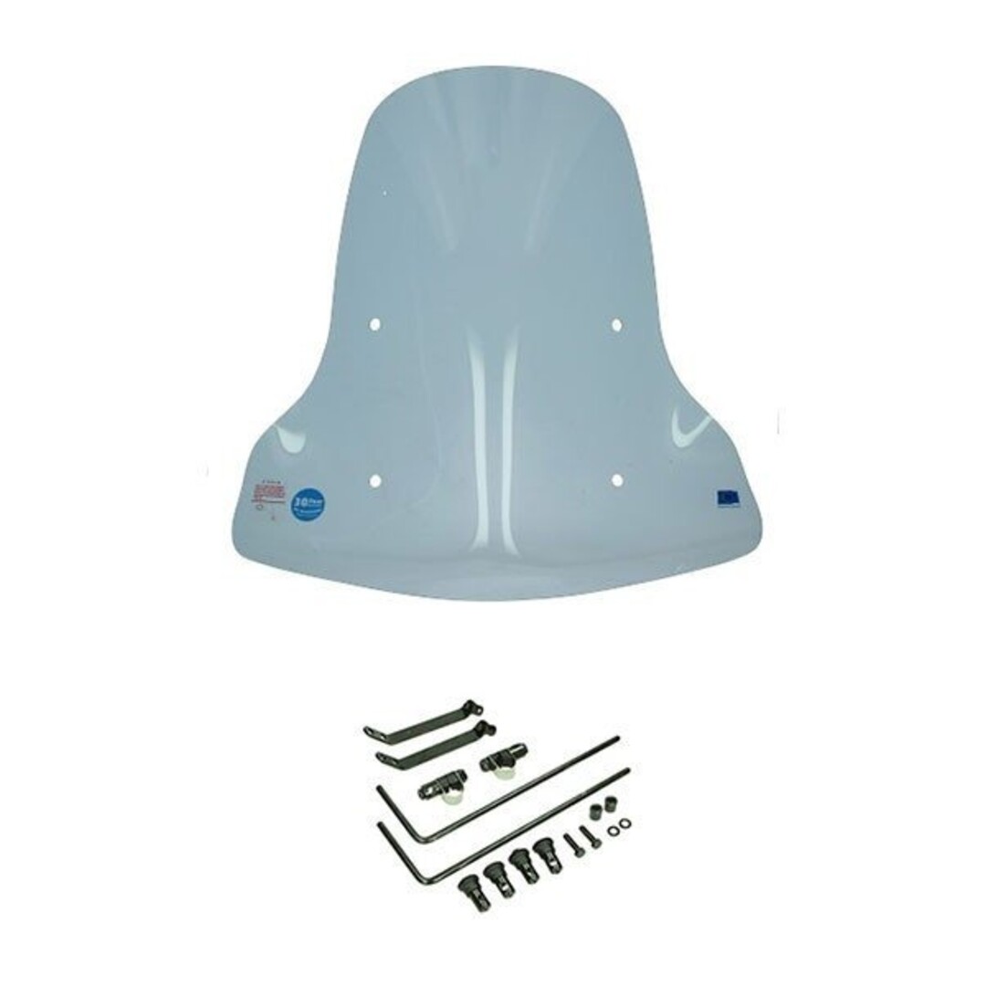 windscherm + bev. set hoog (Made in EU) ivaS2/ivaS3/ivaS4/ivaS5/ivaS8/lifane3 smoke