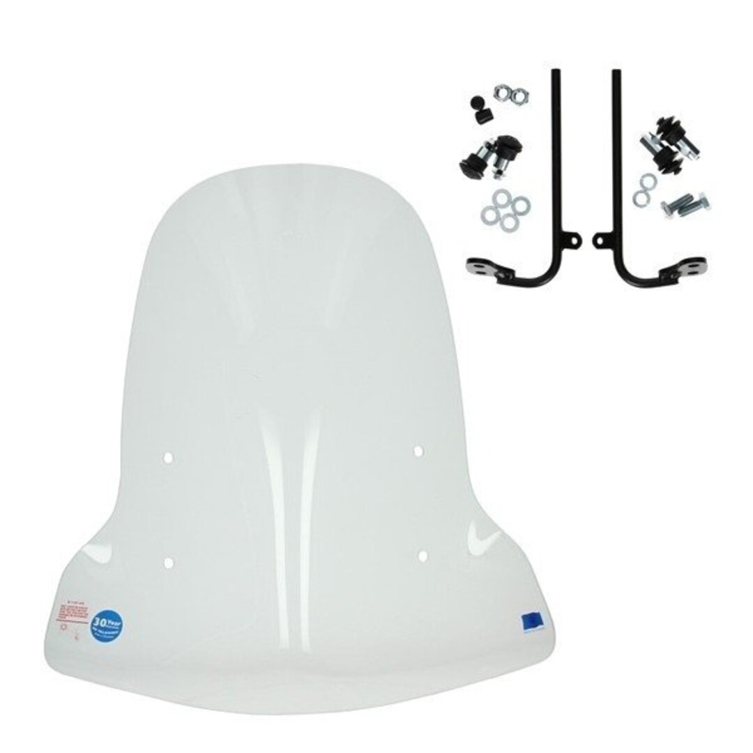 windscherm + bev. set hoog (made in EU) mio 71cm helder