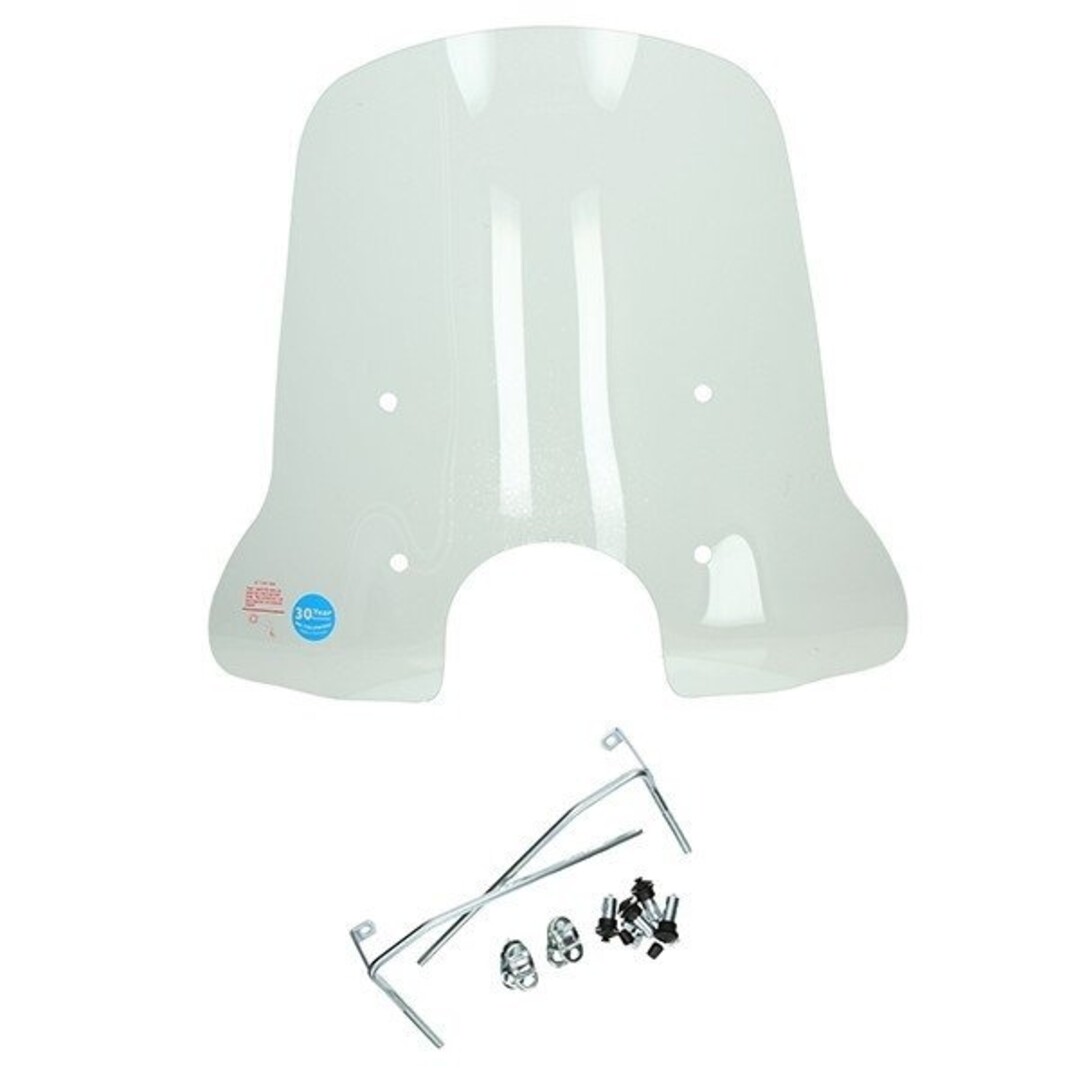 windscherm + bev. set hoog (made in EU) razzo pisa rs50 turbho RS-50 helder orig