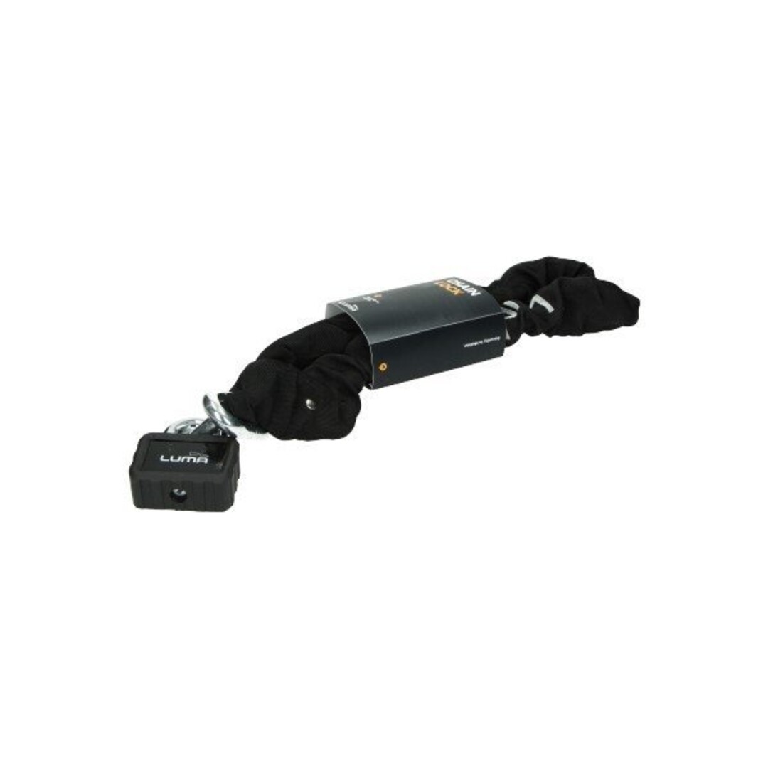 Luma slot ketting + hangslot art 5-sterren + 120cm zwart luma