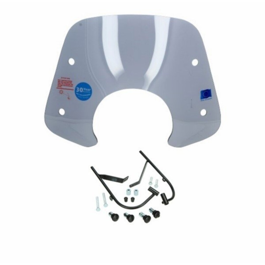 windscherm + bev. set laag type 1 + 2 (made in EU) fiddle smoke