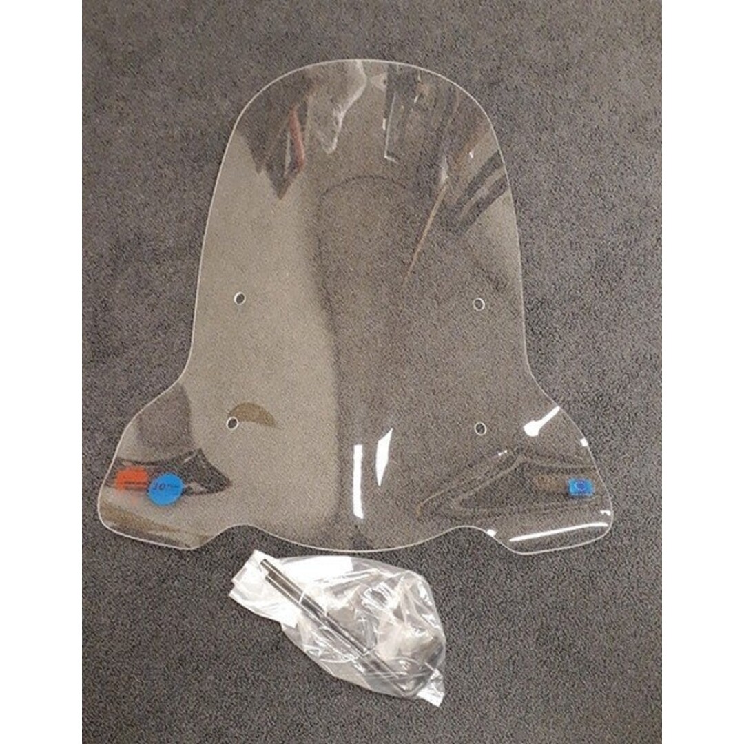 Windscherm Regia hoog model met bevestigingsset (made in EU) helder voor Ecooter E2 en GTS Enzo