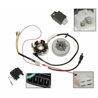 Sachs Ontsteking + vliegwiel Kokusan EVO 6 V set