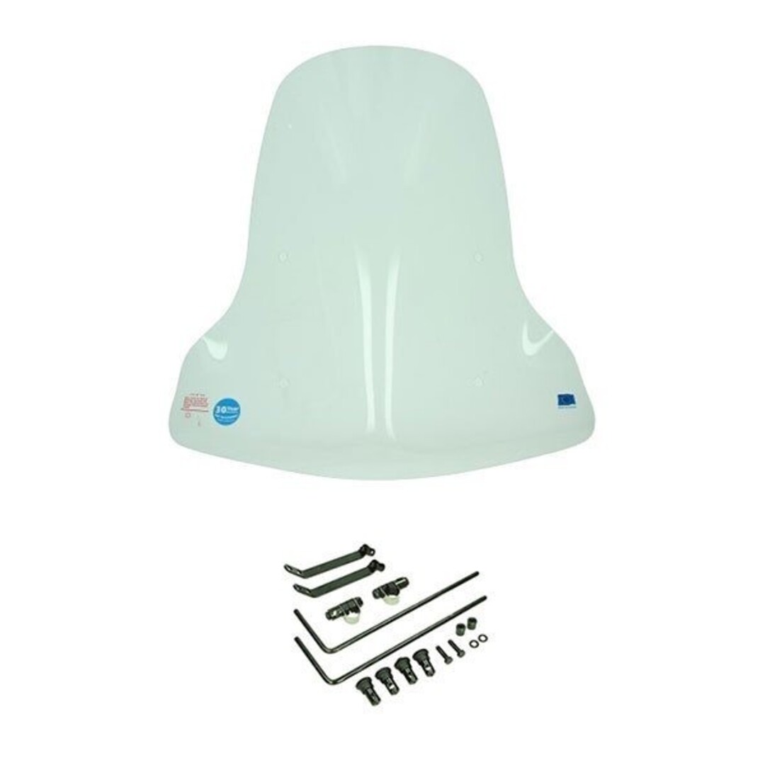 windscherm + bev. set hoog (Made in EU) ivaS2/ivaS3/ivaS4/ivaS5/ivaS8/lifane3 helder Regia