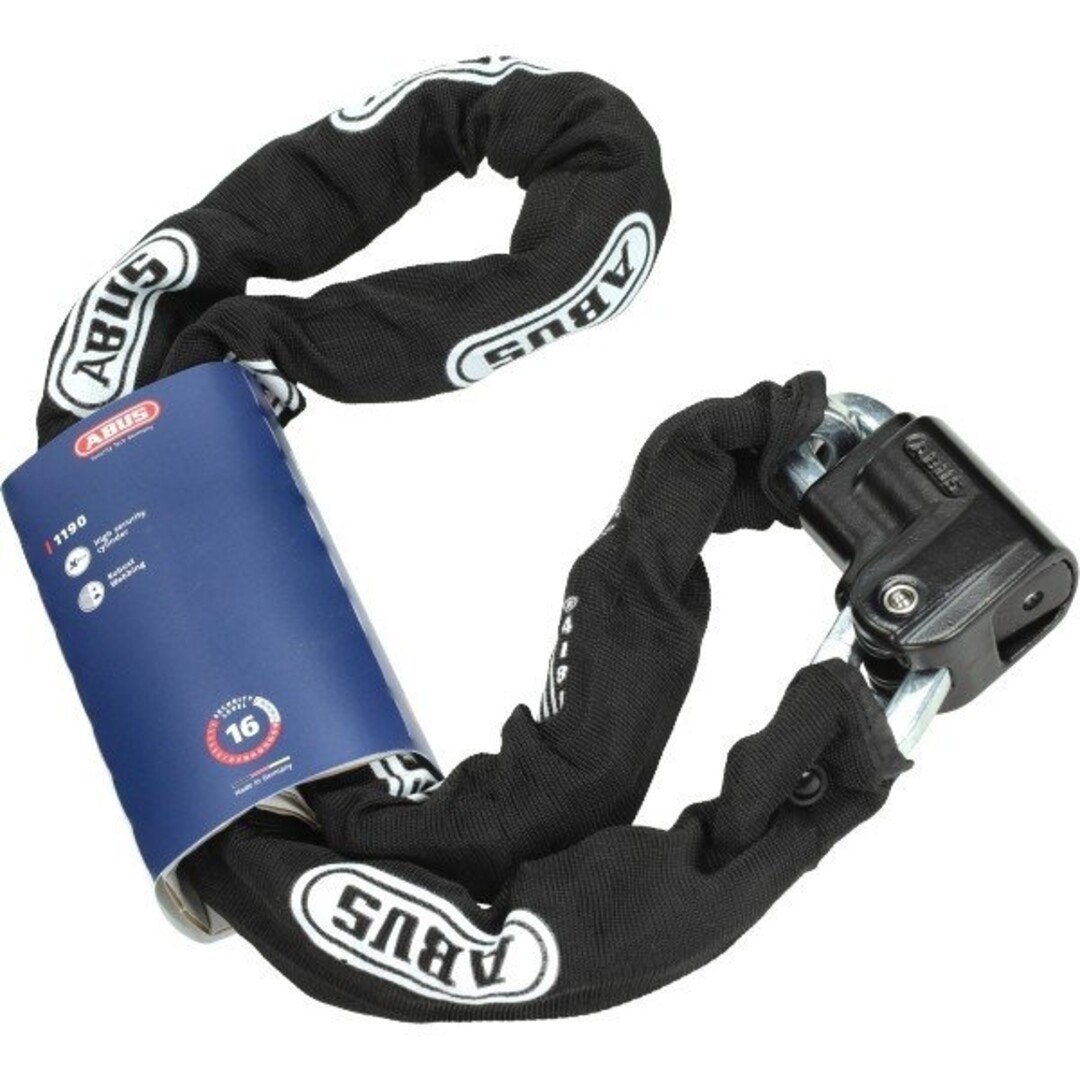 Abus slot ketting art 4-sterren + 150cm abus 1190/11ks150 black x-plus