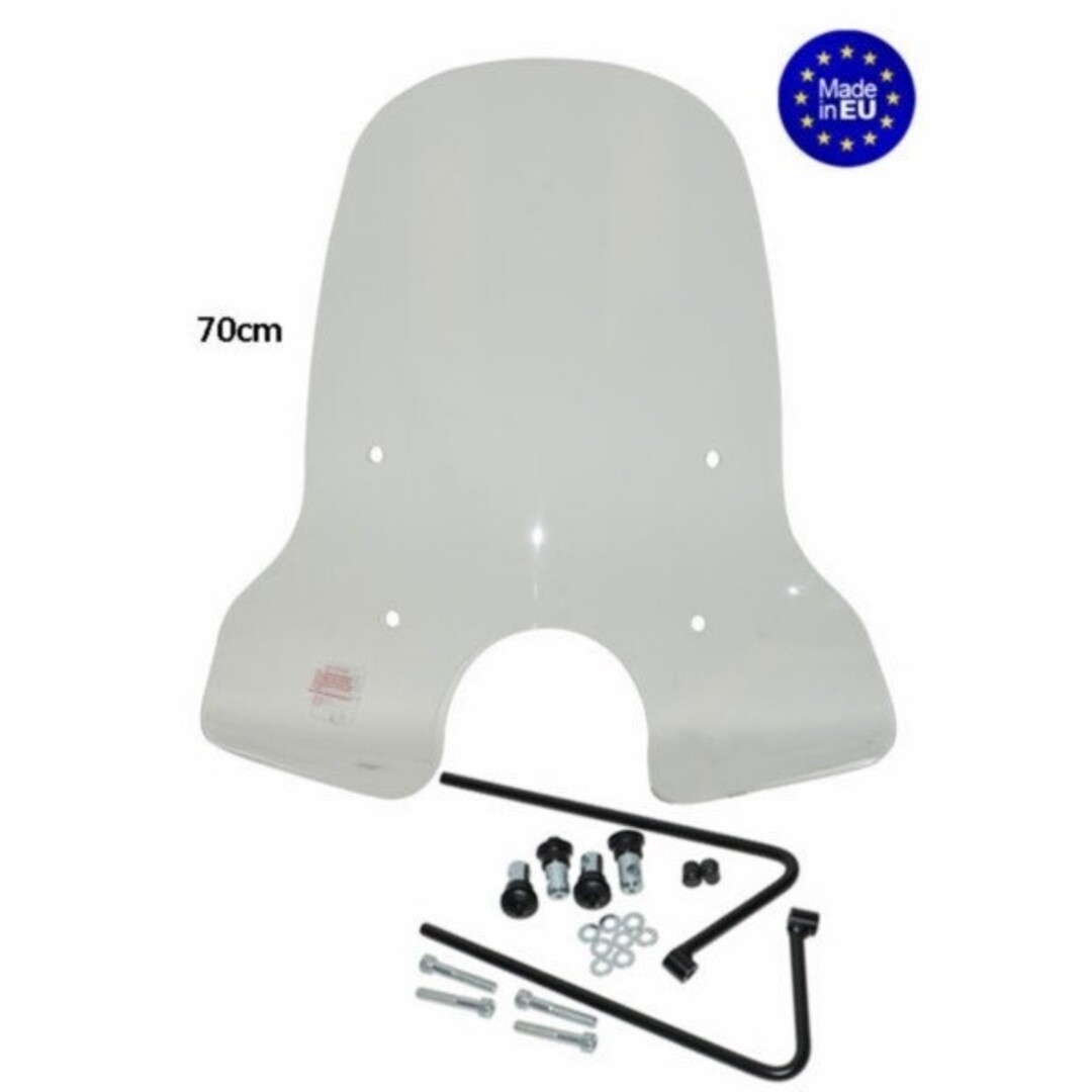 windscherm + bev. set hoog (made in EU) CX-50/jet/lintex 70cm helder