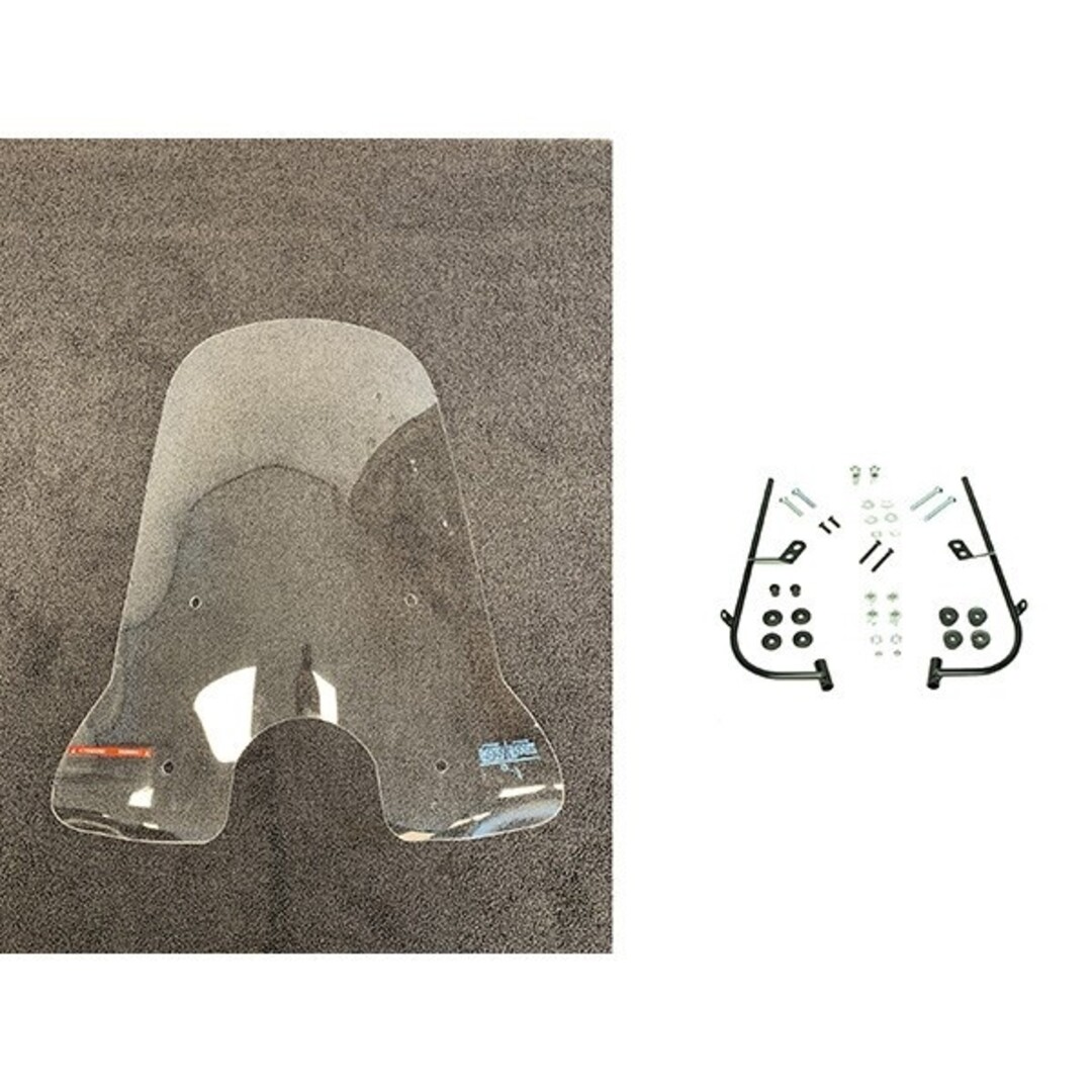 windscherm + bev. set fid/ fid2 73cm helder DMP