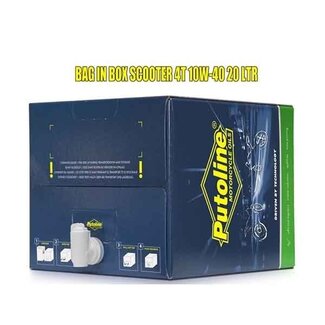 smeermiddel olie 10W40 half synth scooter 20L putoline 74268