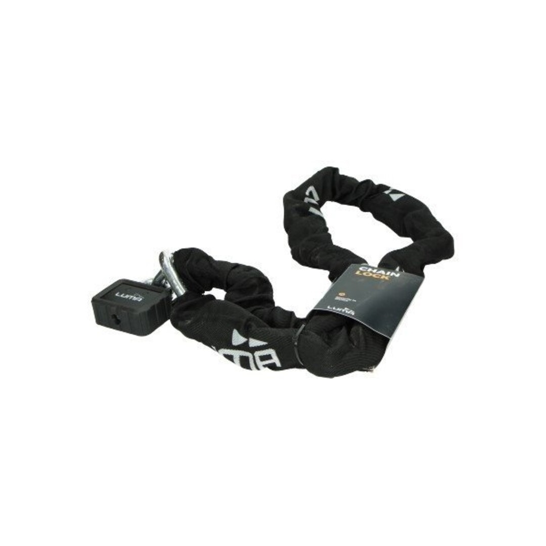 Luma slot ketting + hangslot art 5-sterren + 170cm zwart luma