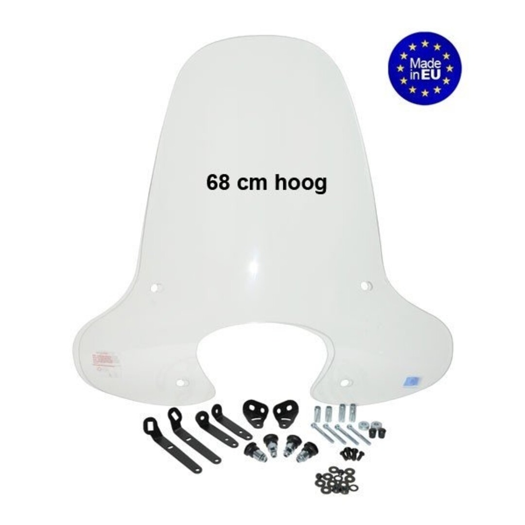 windscherm hoog (made in EU) new classic bellagio/iva-firenzo/razzo-vinice/berini-classic/gt- agm LX 68cm helder Regia